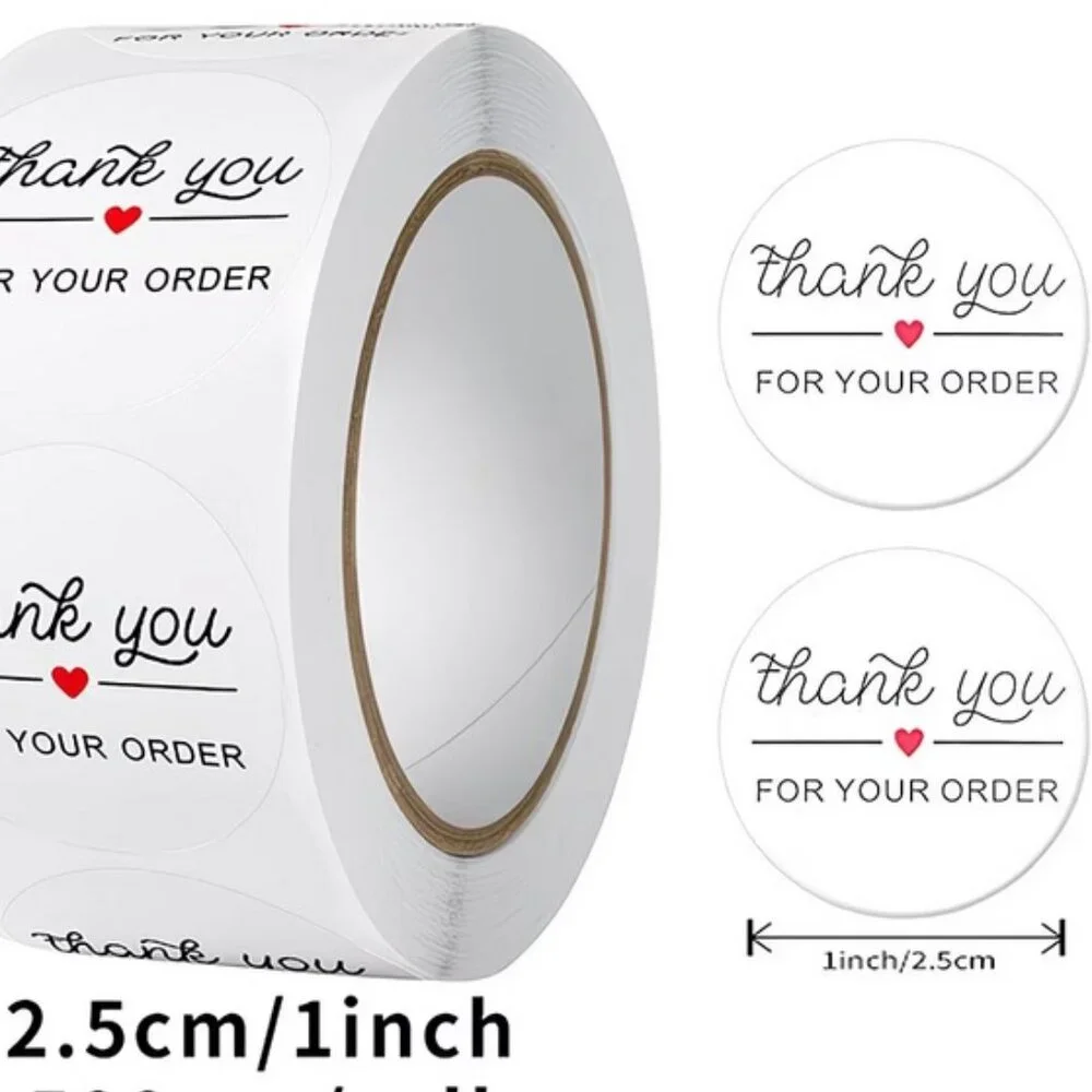 1000 - Mega Value Thank You Sticker Pack